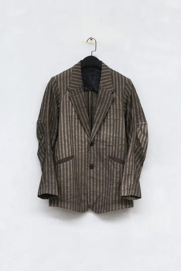 DEVOA Cocoa Striped Jacket JKK-ANS.